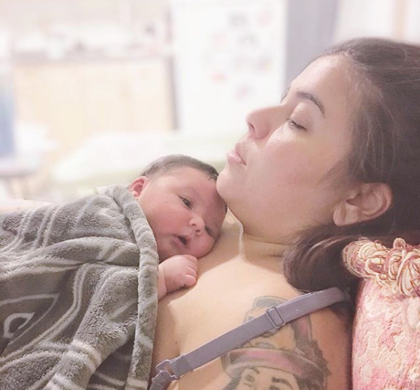 Why women love this mum’s candid post-birth photo