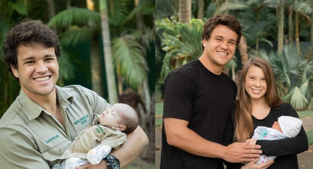 Chandler Powell matches with daughter Grace in adorable khakis uniform ...